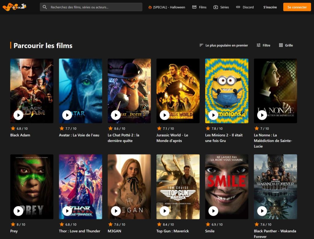 ️ Wookafr nouvelle adresse Novembre 2024 LE site de streaming