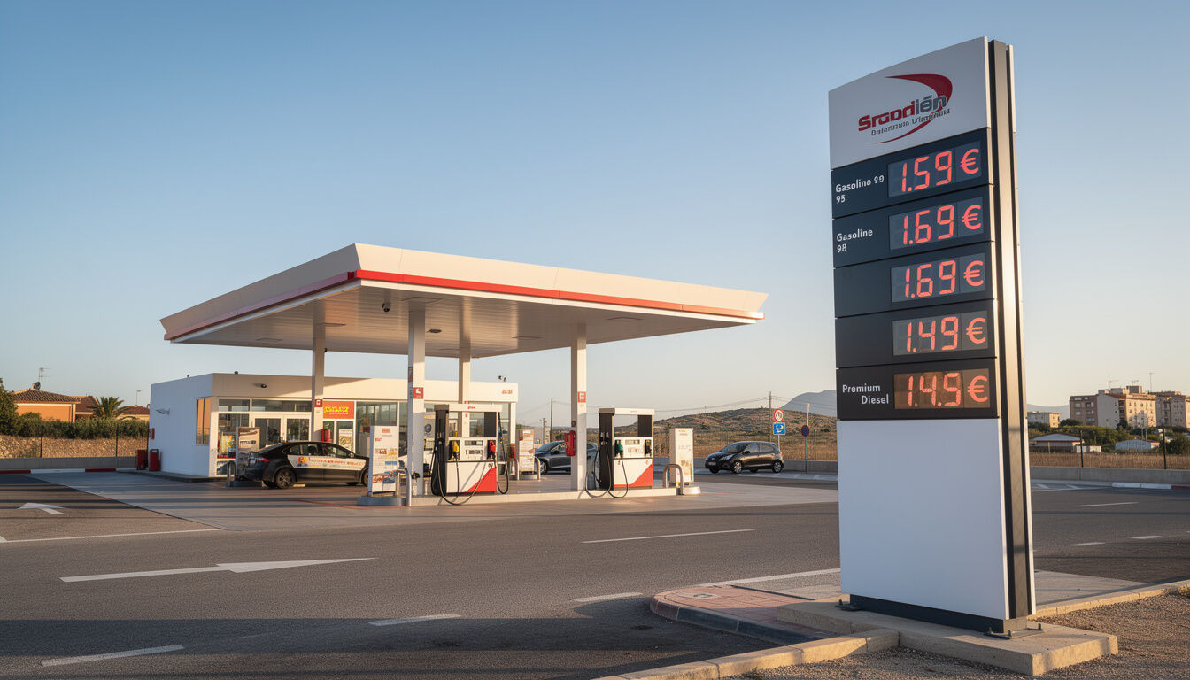 Découvrez l'évolution des prix du carburant en Espagne en 2026 et analysez l'impact de la baisse de la TVA sur les prix de l'essence et du diesel.